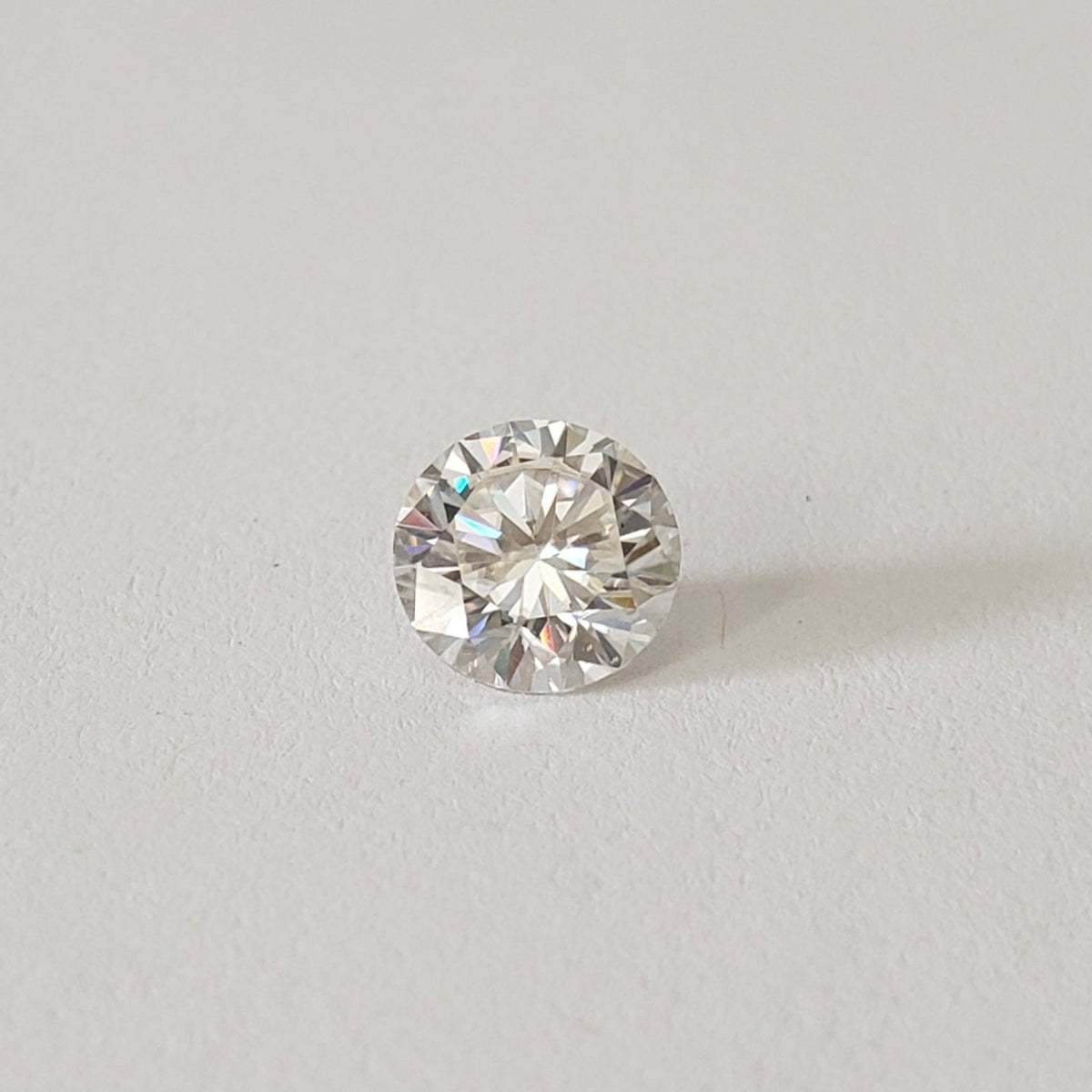  Moissanite | Round Diamond Cut | White | 7.5mm 