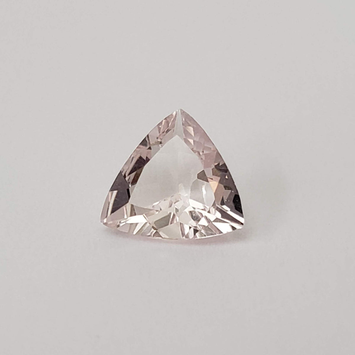  Morganite | Pink Beryl | Trilliant Cut | 8mm 1.1ct | Brazil 