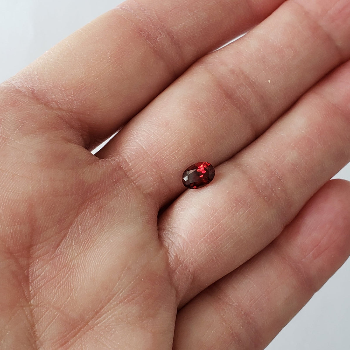  Loose Mozambique Garnet Oval Cut | Orange Red 7x5mm 