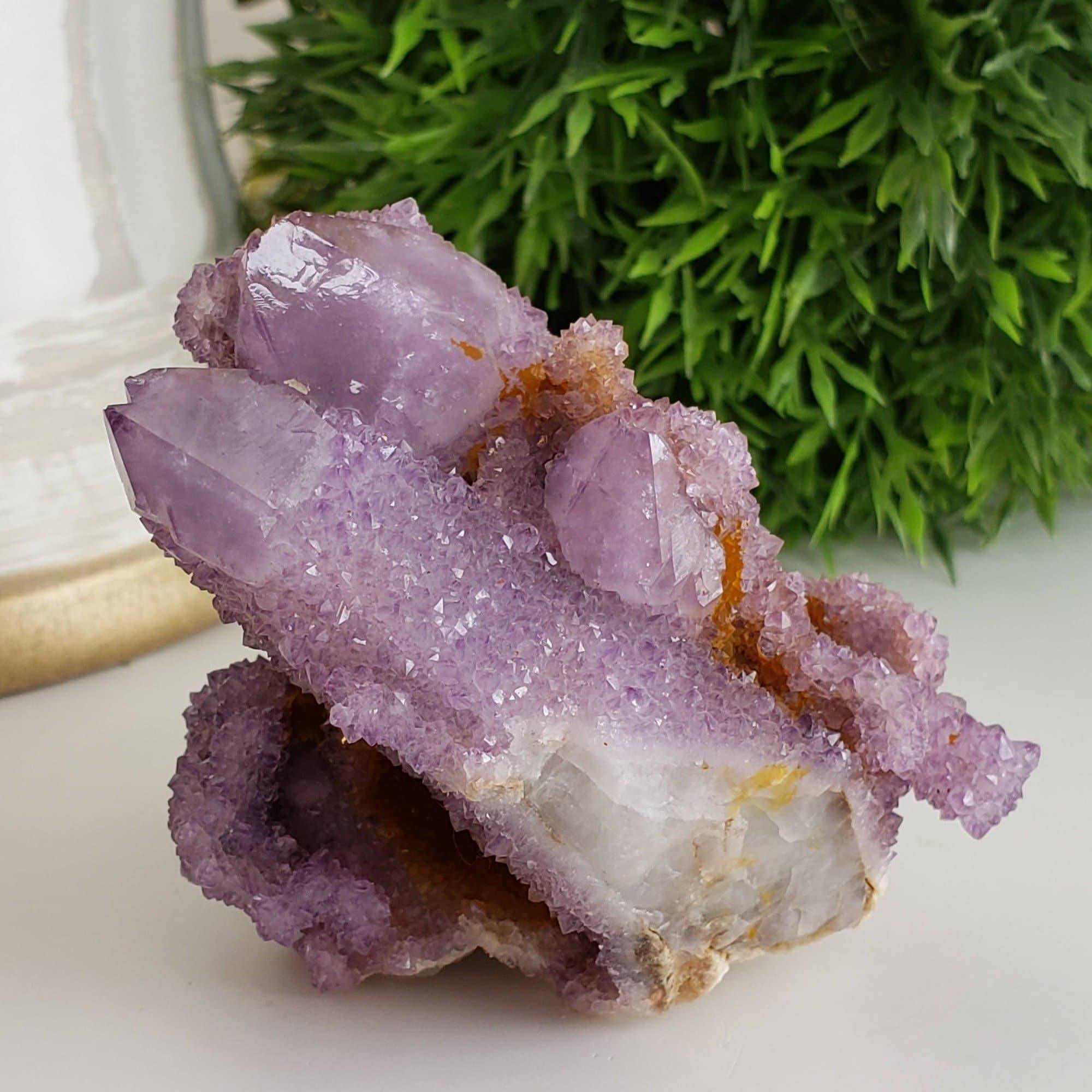 Deals Amethyst Spirit Quartz Crystal Cluster, South Africa