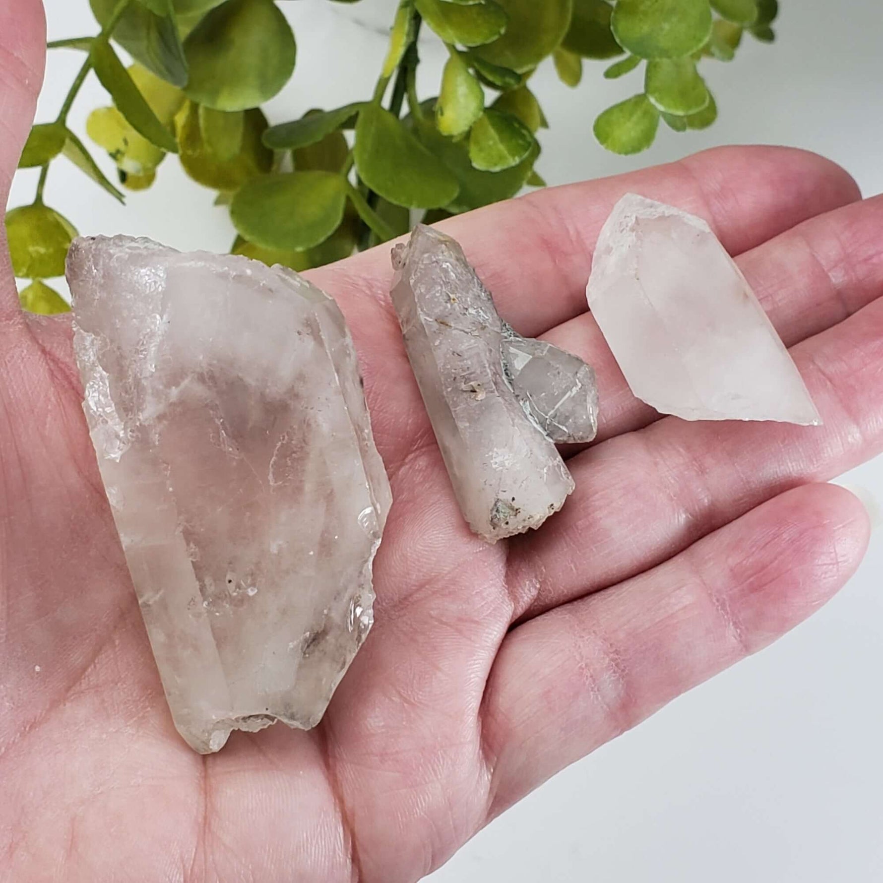 Natural Quartz Crystal | 3 Piece Lot | 104 Gr | Lyndhurst, Ontario Canada