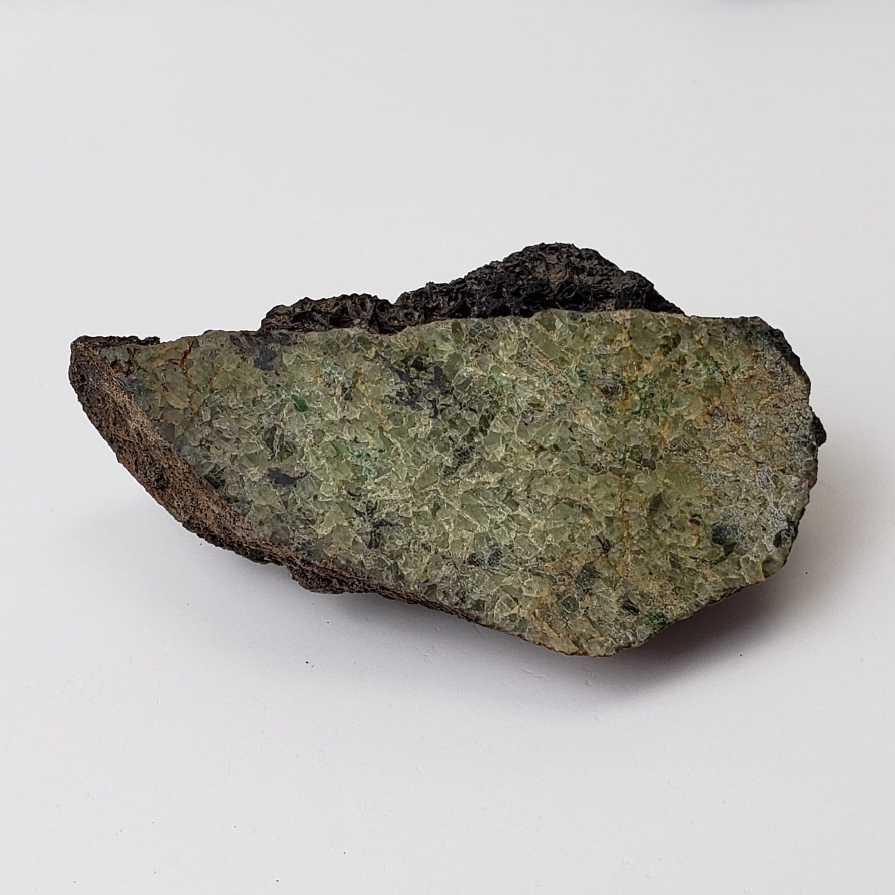 Olivine Volcanic Bomb | Lava Coated Crystal | 85.6 gr | Mortlake Victoria, Australia