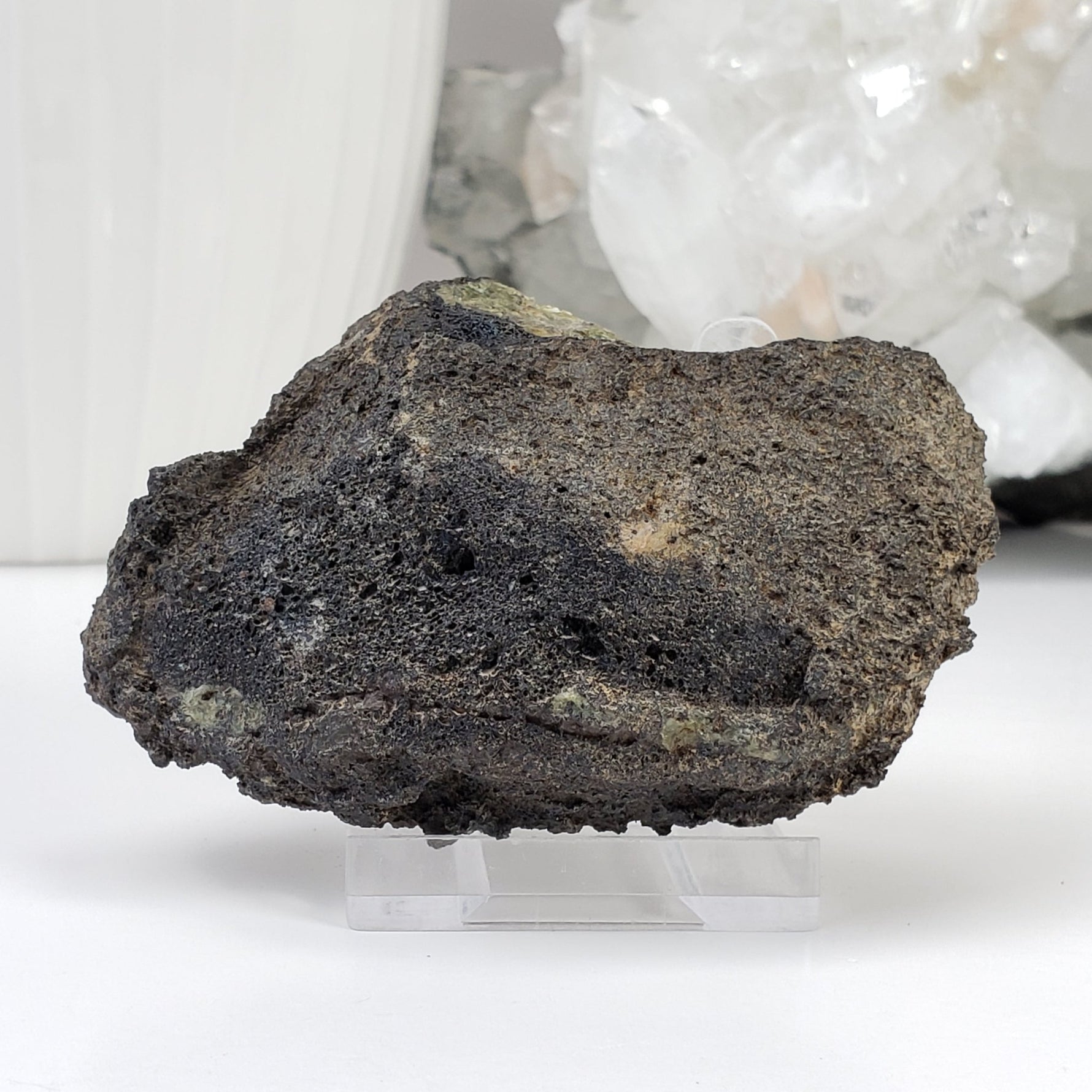 Olivine Volcanic Bomb | Lava Coated Crystal | 95 gr | Mortlake Victoria, Australia