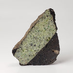 Olivine Volcanic Bomb Slice | Lava Coated Crystal | 71.2 gr, | Mortlake Victoria, Australia