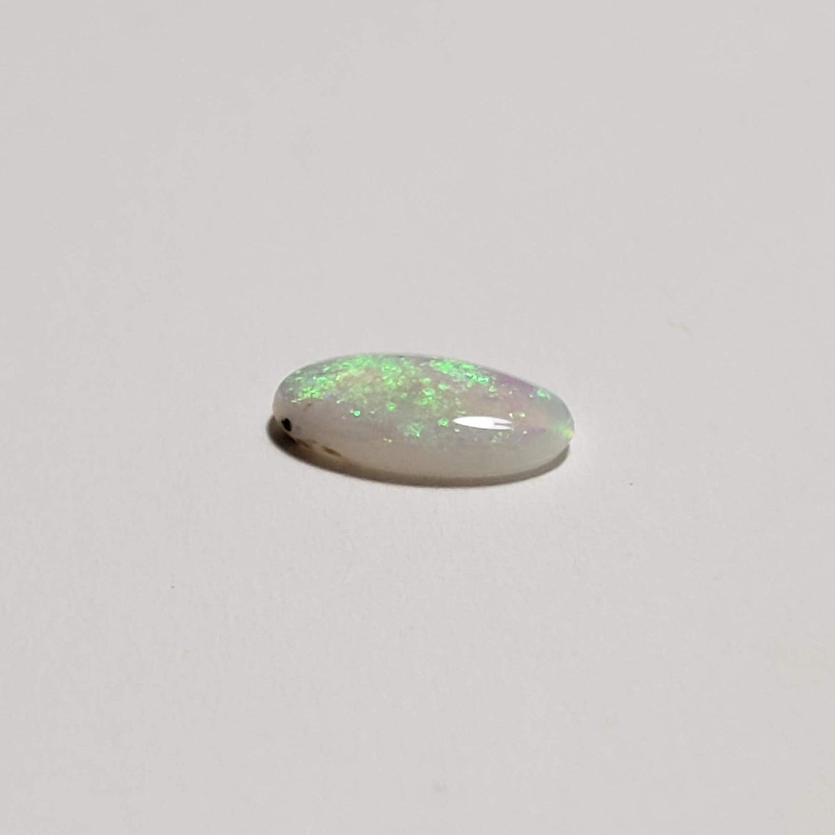  Opal Long Oval Cabochon White 7.6x3.8mm 