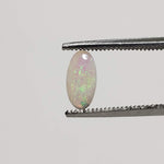  Opal Long Oval Cabochon White 7.6x3.8mm 