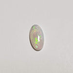  Opal Long Oval Cabochon White 7.6x3.8mm 