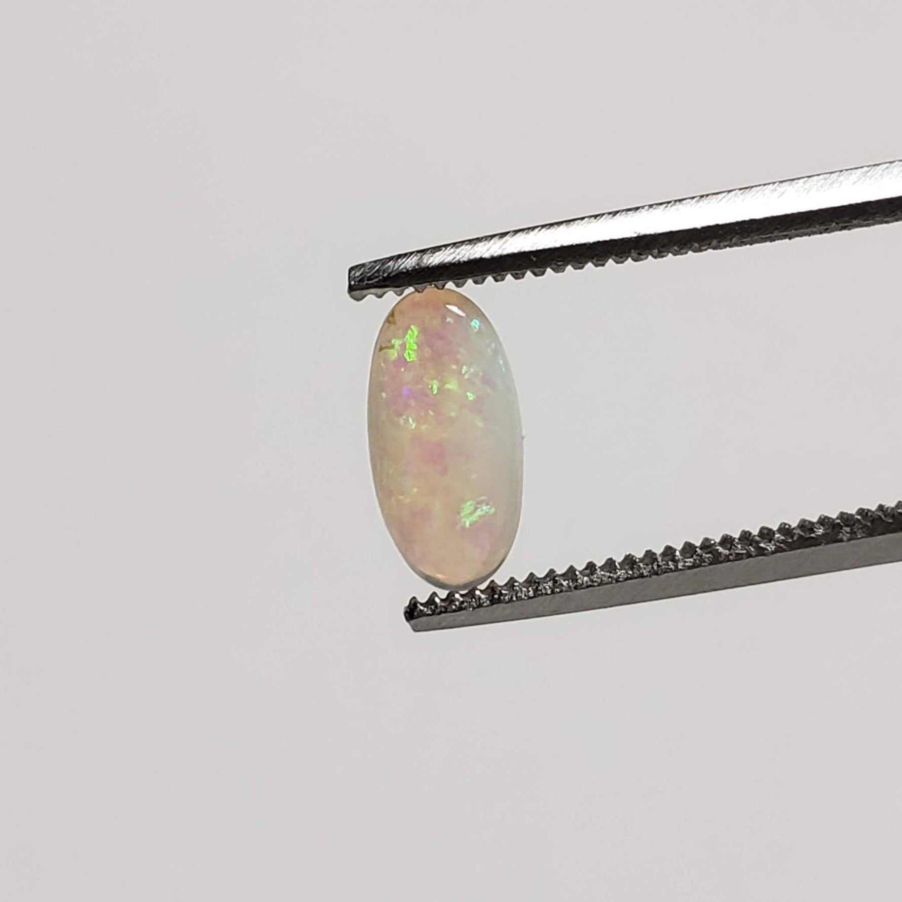  Opal | Long Oval Cabochon | White | 7.8x3.8mm 