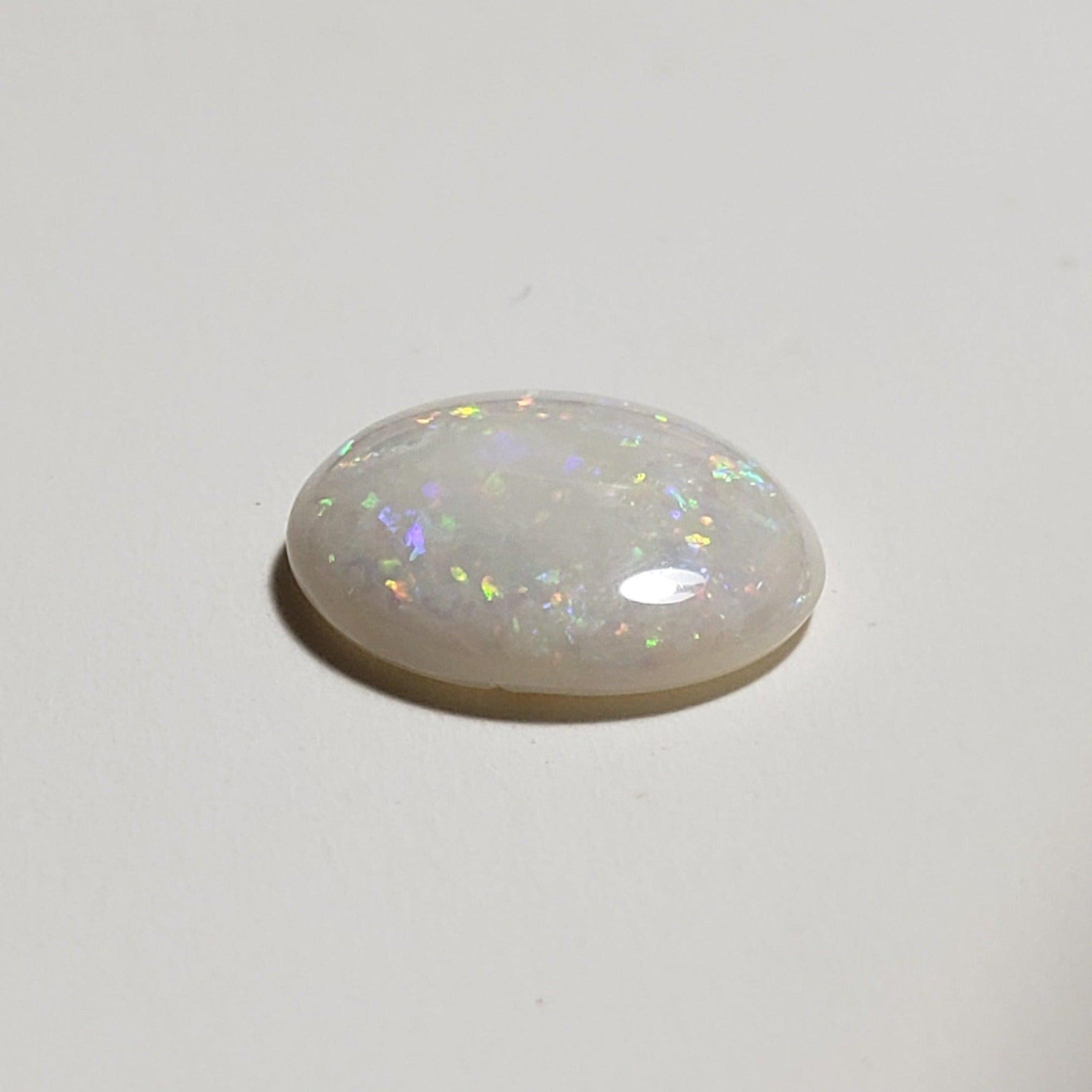  Opal Oval Cabochon Rainbow 11x9mm 1.7ct 