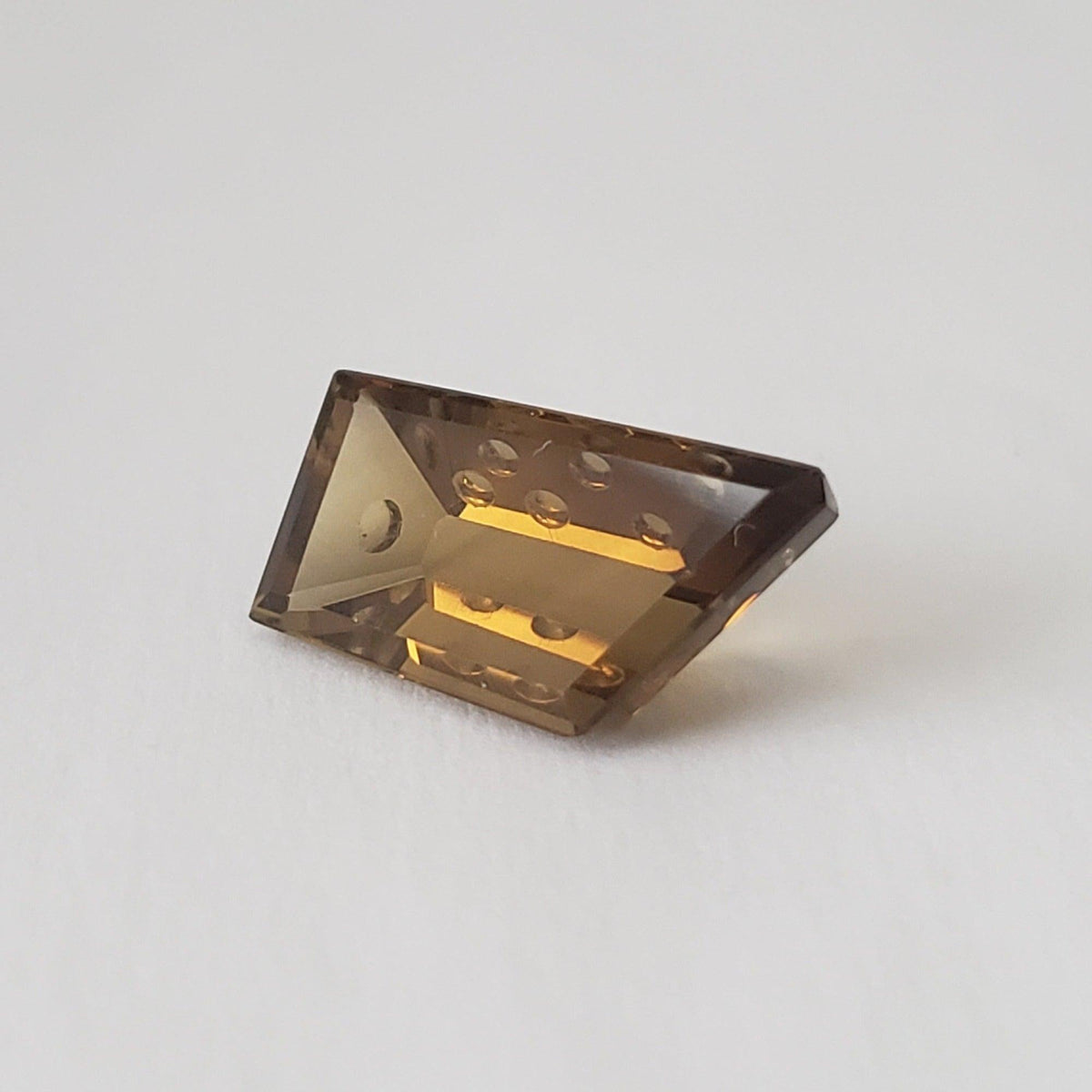  Oro Verde Citrine | Fancy Laser Cut | Olive Green | 21x10mm 10.6ct 