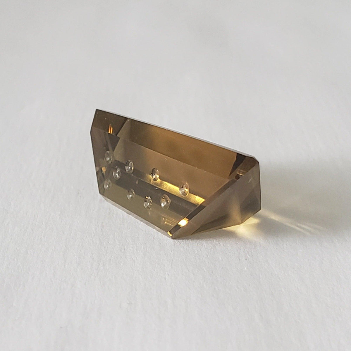  Oro Verde Citrine | Fancy Laser Cut | Olive Green | 26.6x13.6mm 20.8ct 