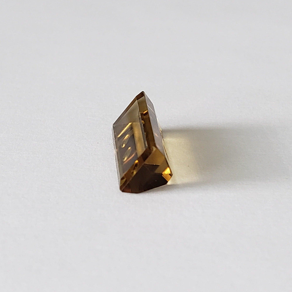  Oro Verde Citrine | Laser Cut Baguette | Olive Green | 18x7mm 5.9ct 