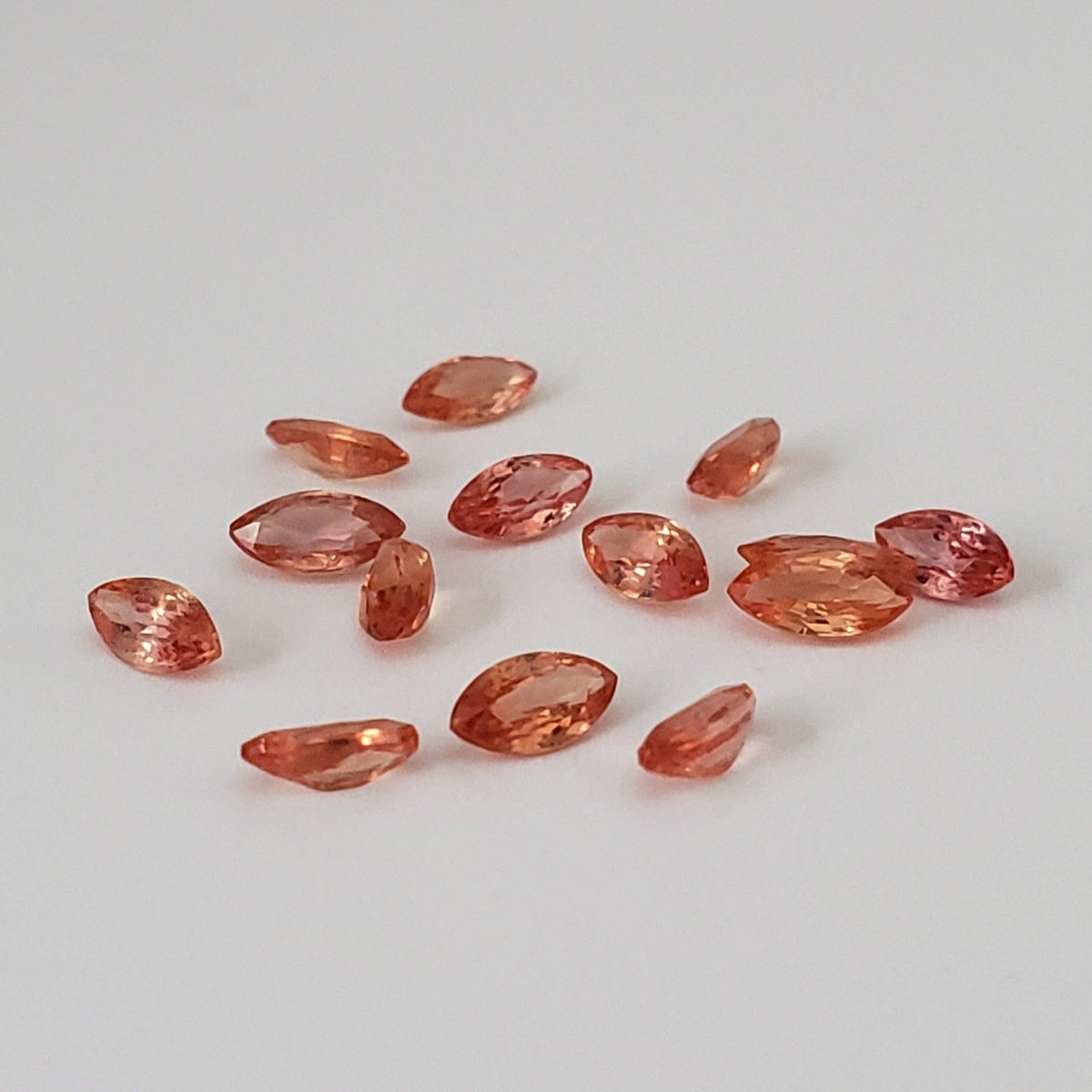 Padparadscha Sapphire | Marquise Cut | Orange Red | 4.3x2.2mm
