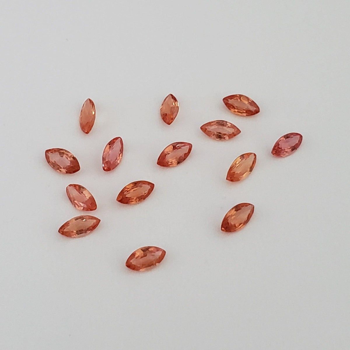 Padparadscha Sapphire | Marquise Cut | Orange Red | 4.3x2.2mm