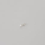  Pair of Moissanite | Round Diamond Cut | White | 1.2mm 