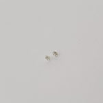  Pair of Moissanite | Round Diamond Cut | White | 1.2mm 