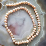 Pearl Bead Strand | 41 cm 91.45 ct. | Baroque | Orange