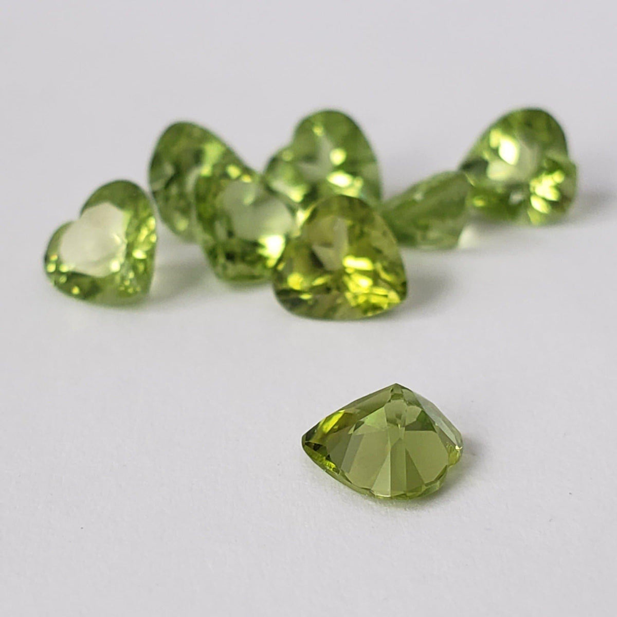 Peridot | Heart Shape Cut | 7mm