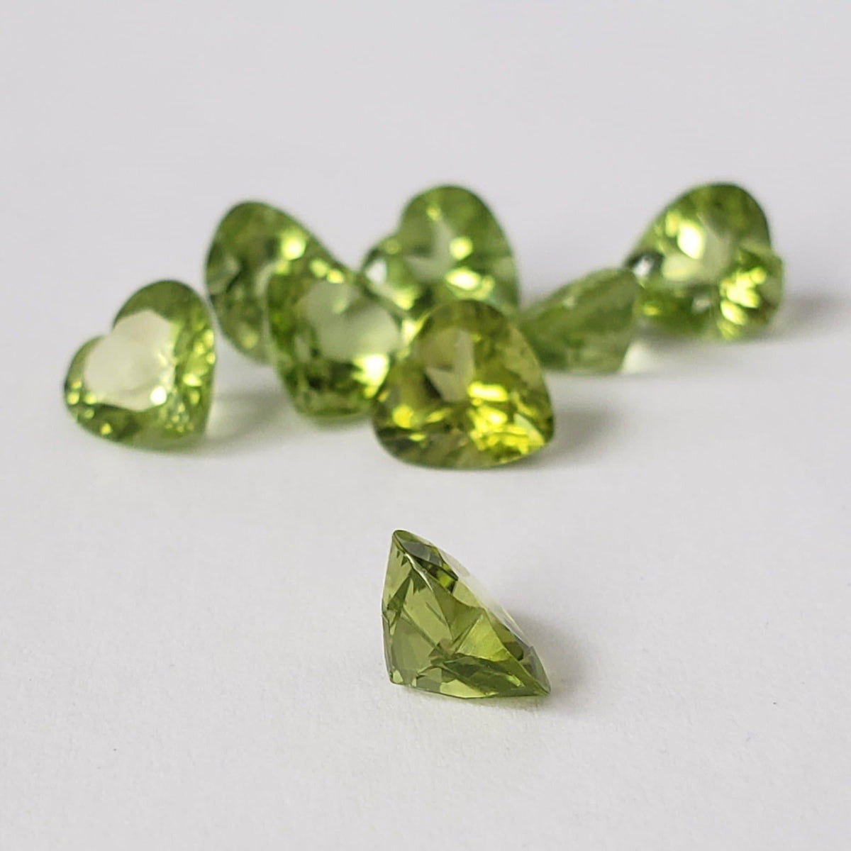 Peridot | Heart Shape Cut | 7mm