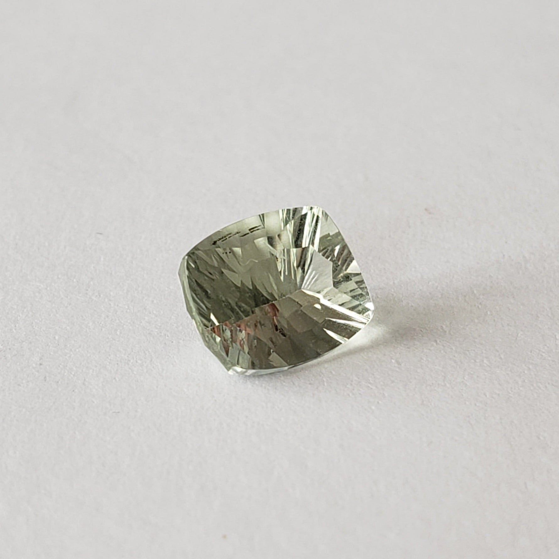  Prasiolite or Green Amethyst Antique Cut 10x8mm 