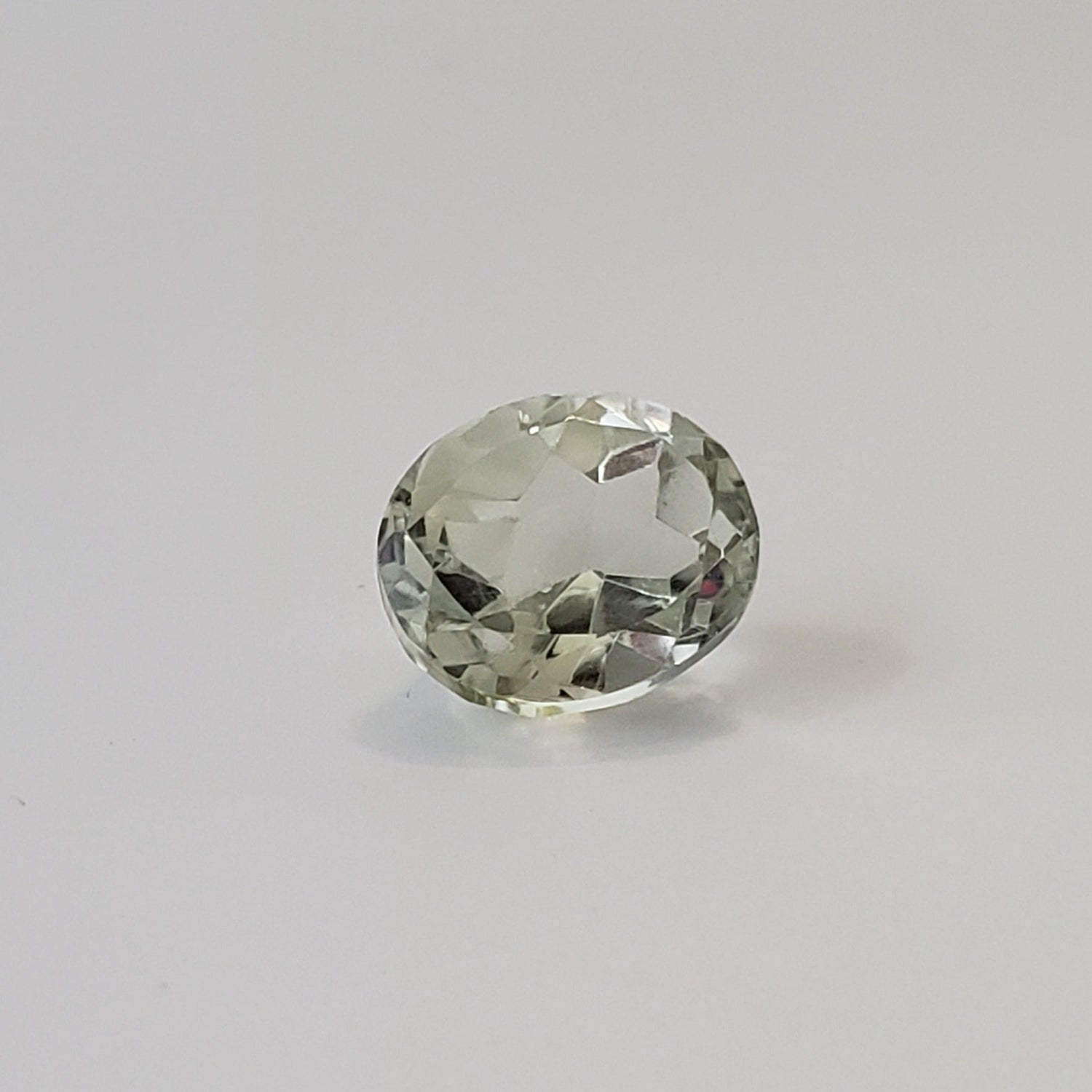 Prasiolite | Green Amethyst | Oval Cut | Light Green | 11.6x9.8mm 5.40ct