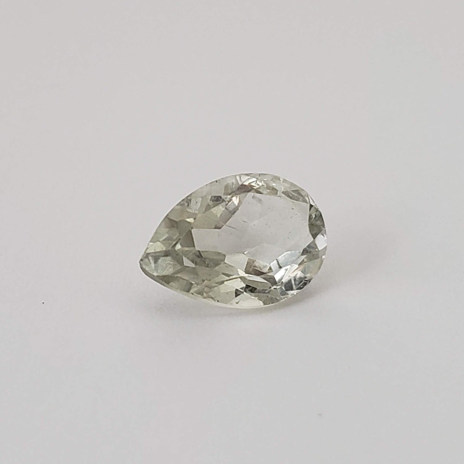  Prasiolite Green Amethyst Pear Shape Cut 2.9ct 