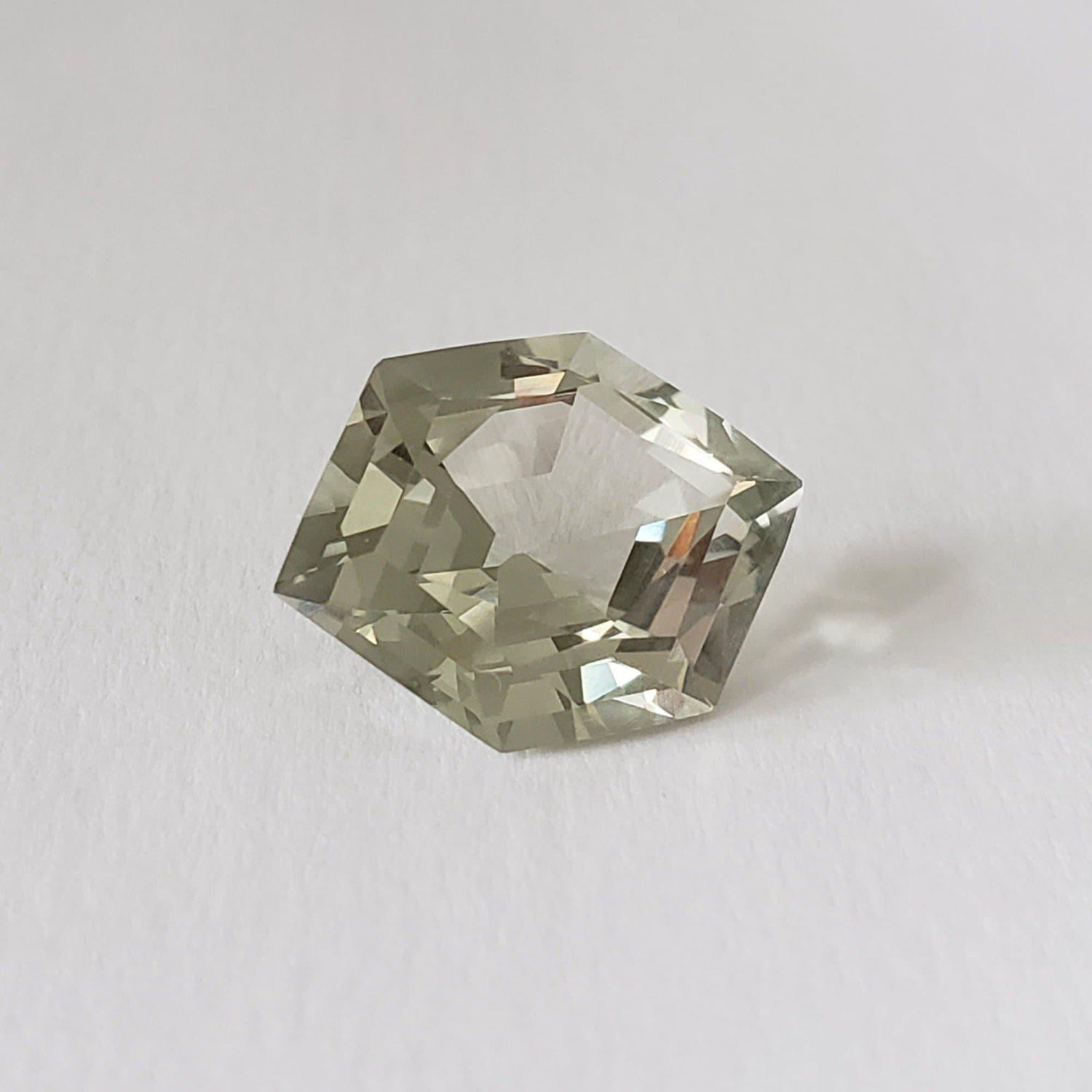 Prasiolite | Green Amethyst | Fancy Cut | Medium Green | 17.7x13mm 8.7ct