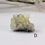 Prehnite and Graphite Crystal Clusters | Raw Prehnite | Tanzania