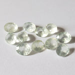 Prehnite | Oval Cut | Apple Green | 7.5x6mm