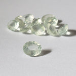 Prehnite | Oval Cut | Apple Green | 7.5x6mm