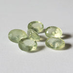 Prehnite | Oval Cut | Apple Green | 8x6mm