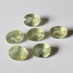 Prehnite | Oval Cut | Apple Green | 8x6mm