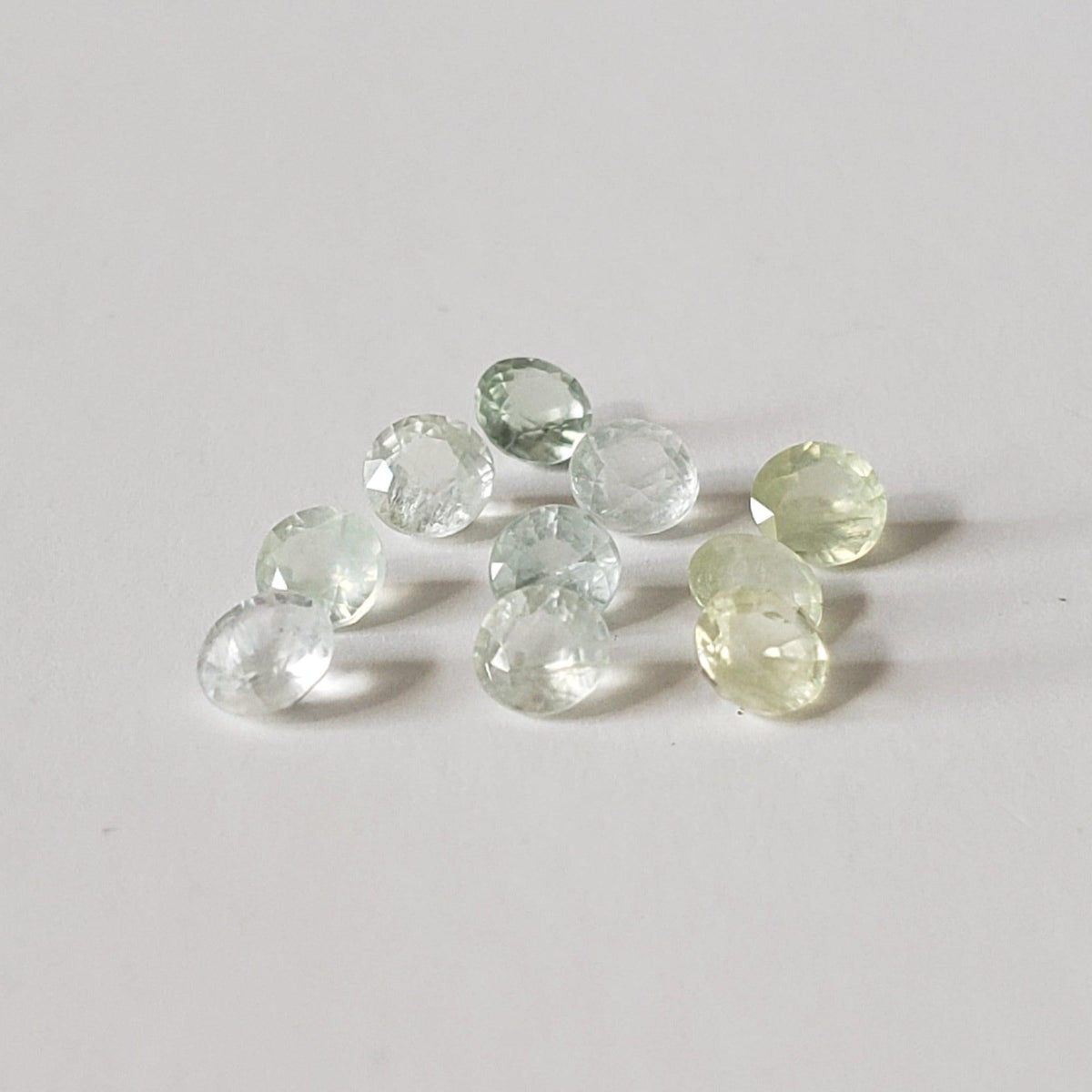 Prehnite | Round Cut | Pale Green | 3.8mm | Australia