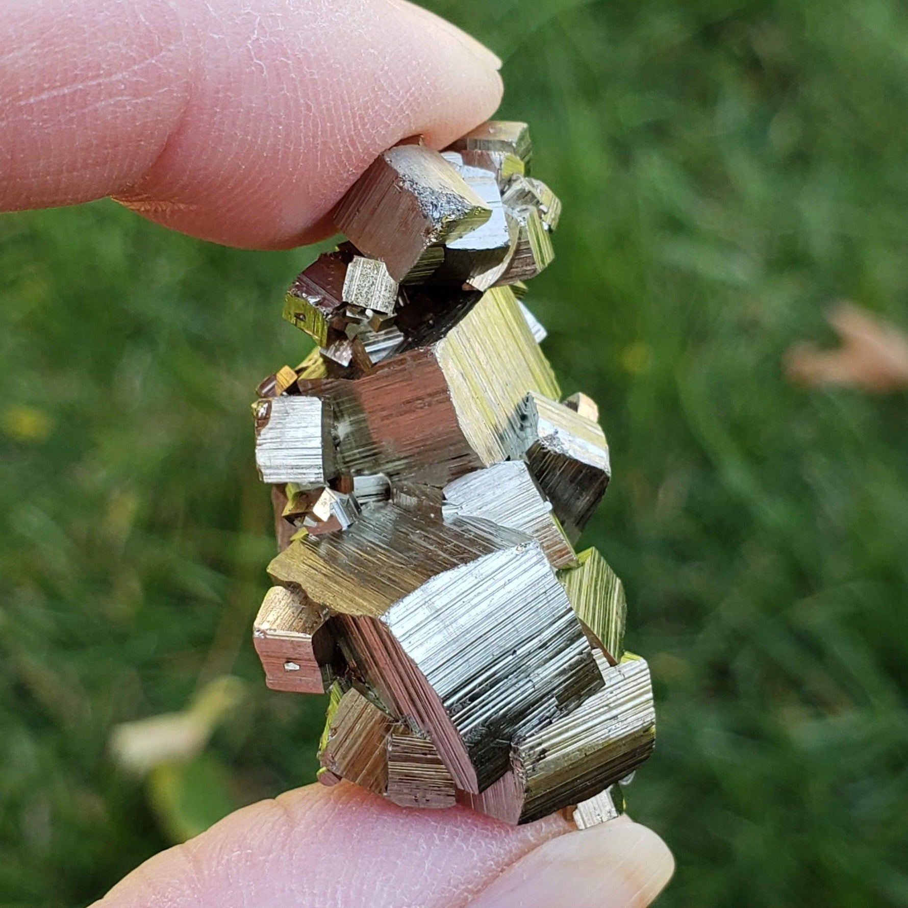  Pyrite Crystal Cluster 26.18 Grams from Madan, Bulgaria 