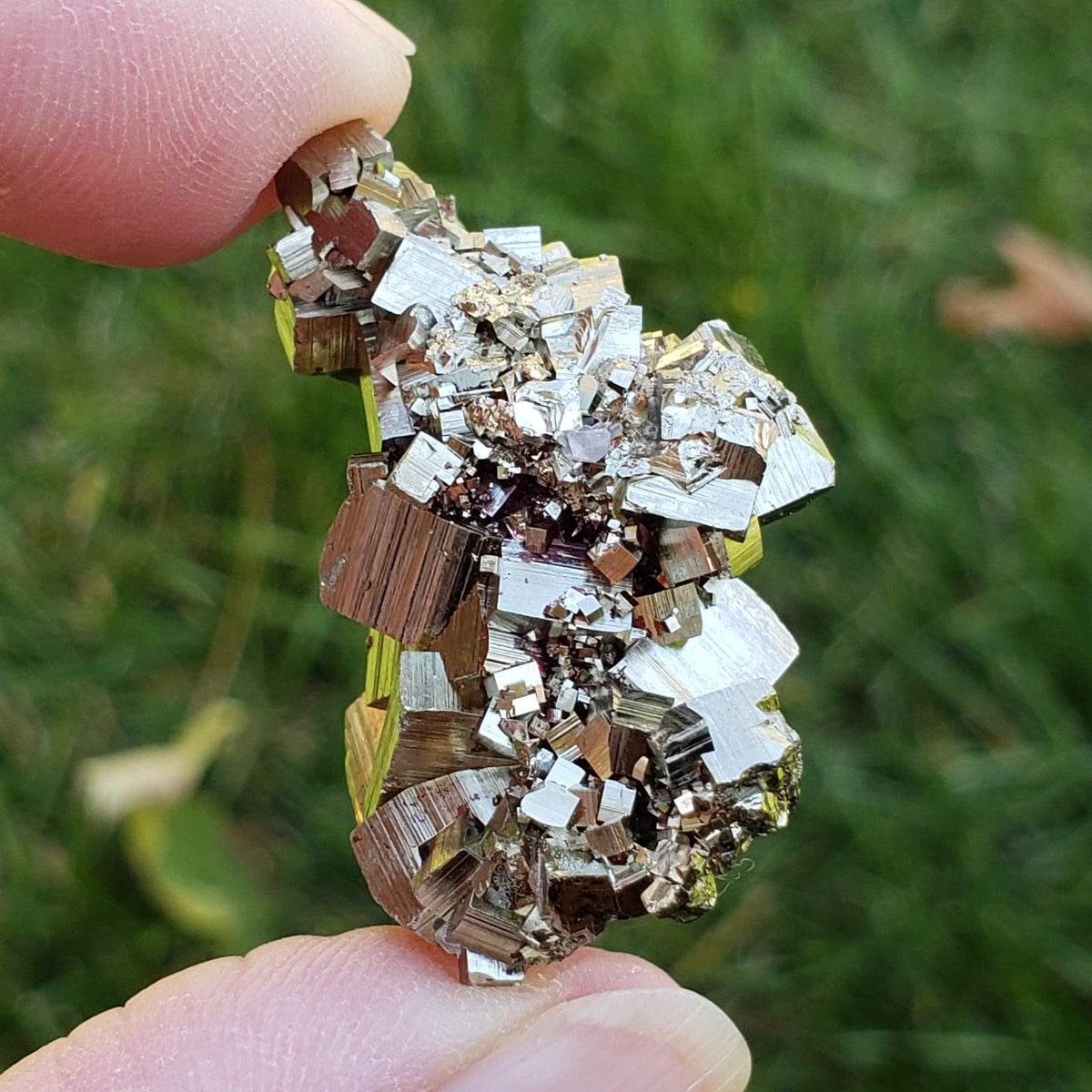  Pyrite Crystal Cluster 26.18 Grams from Madan, Bulgaria 