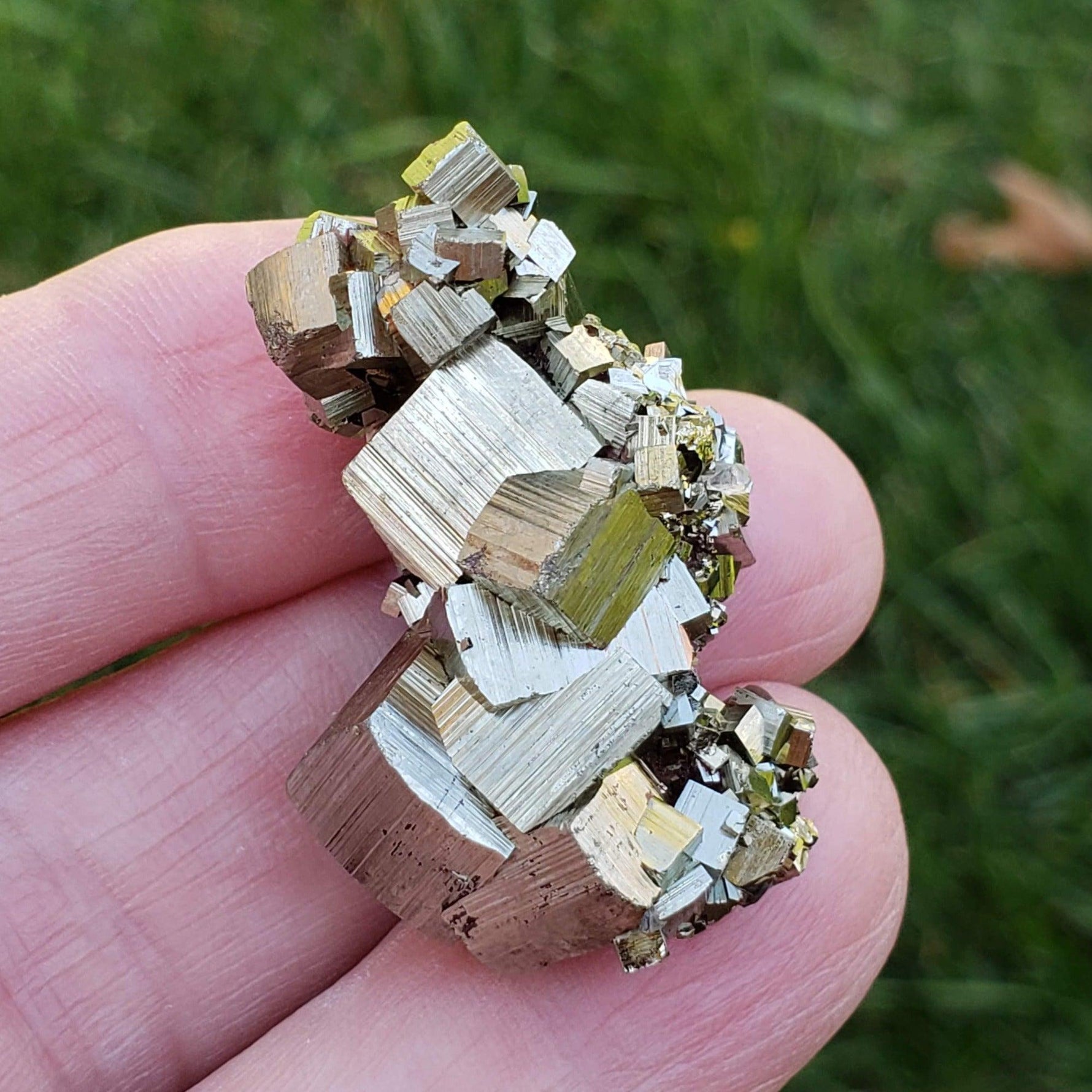  Pyrite Crystal Cluster 26.18 Grams from Madan, Bulgaria 