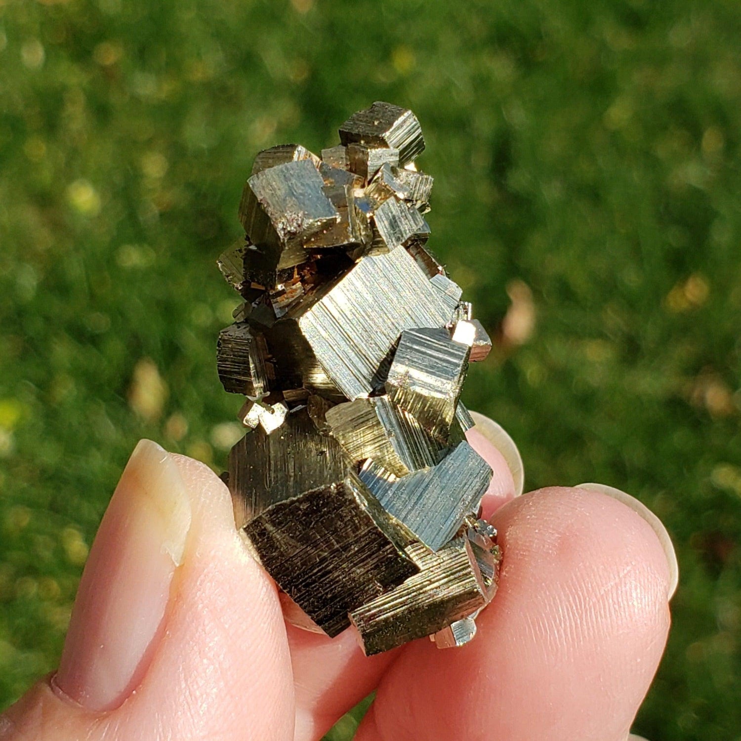  Pyrite Crystal Cluster 26.18 Grams from Madan, Bulgaria 