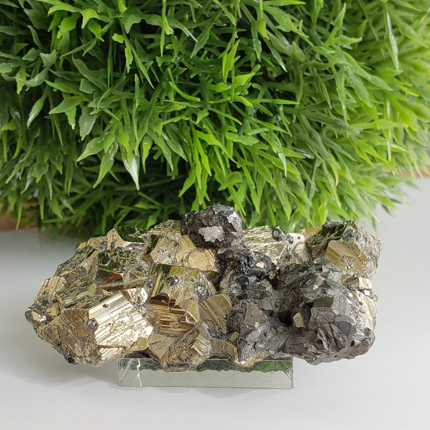 Pyrite and Tetrahedrite Crystal Cluster | 117 Grams | Lima Peru