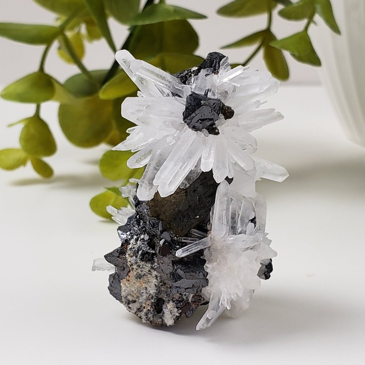  Quartz, Chalcopyrite, Sphalerite Crystal Cluster | 60.2 grams | Huaron, Peru 