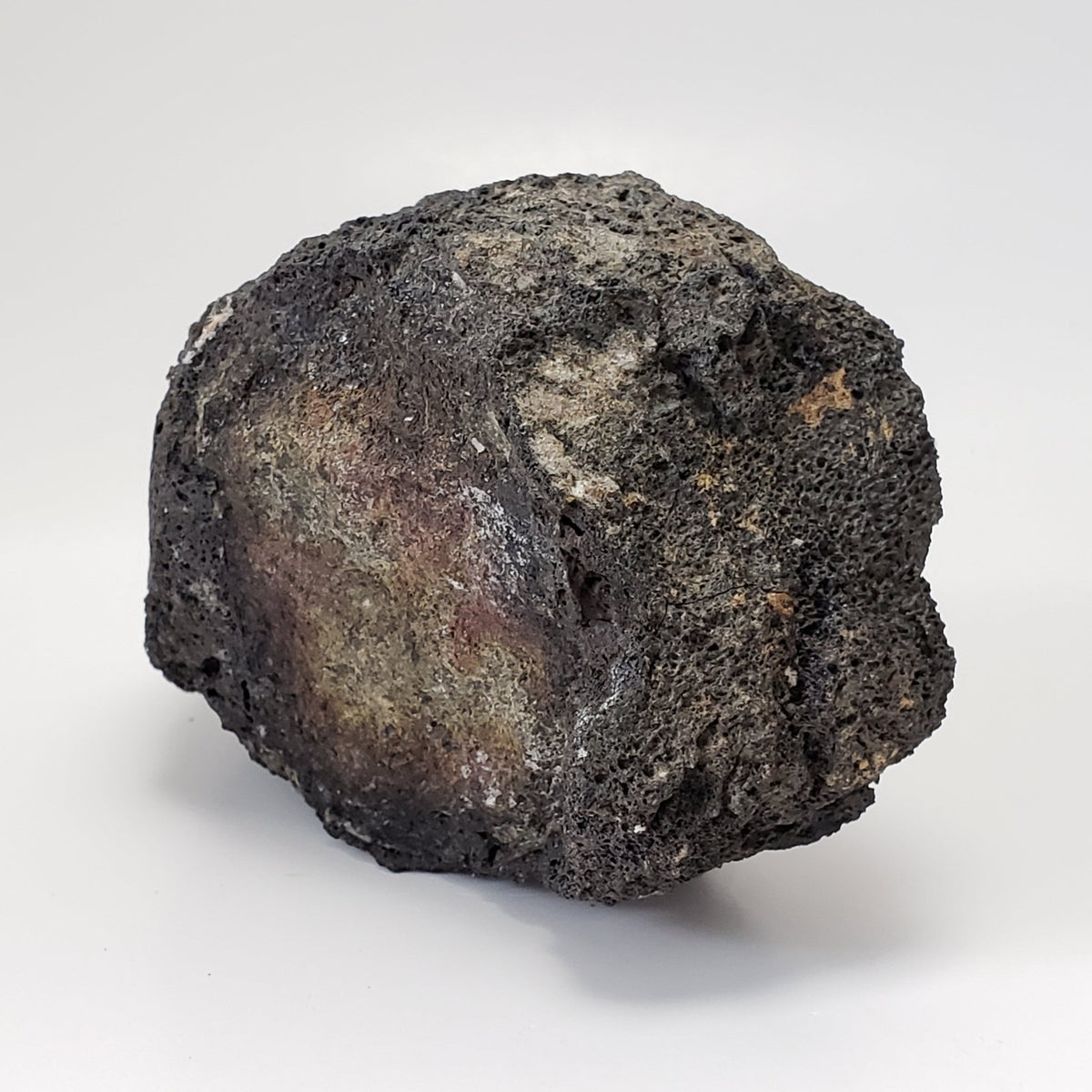 Rare Red Olivine Volcanic Bomb | Lava Coated Crystal | 409 grams | Mortlake, Victoria, Australia