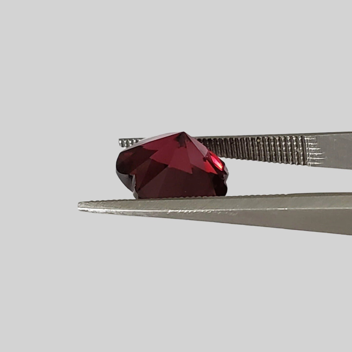  Rhodolite Garnet | Flower Shape Cut | Raspberry Red | 10.5mm 5.41ct | Appraisal included 