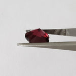 Rhodolite Garnet | Flower Shape Cut | Raspberry Red | 10.5mm 5.41ct | Appraisal included