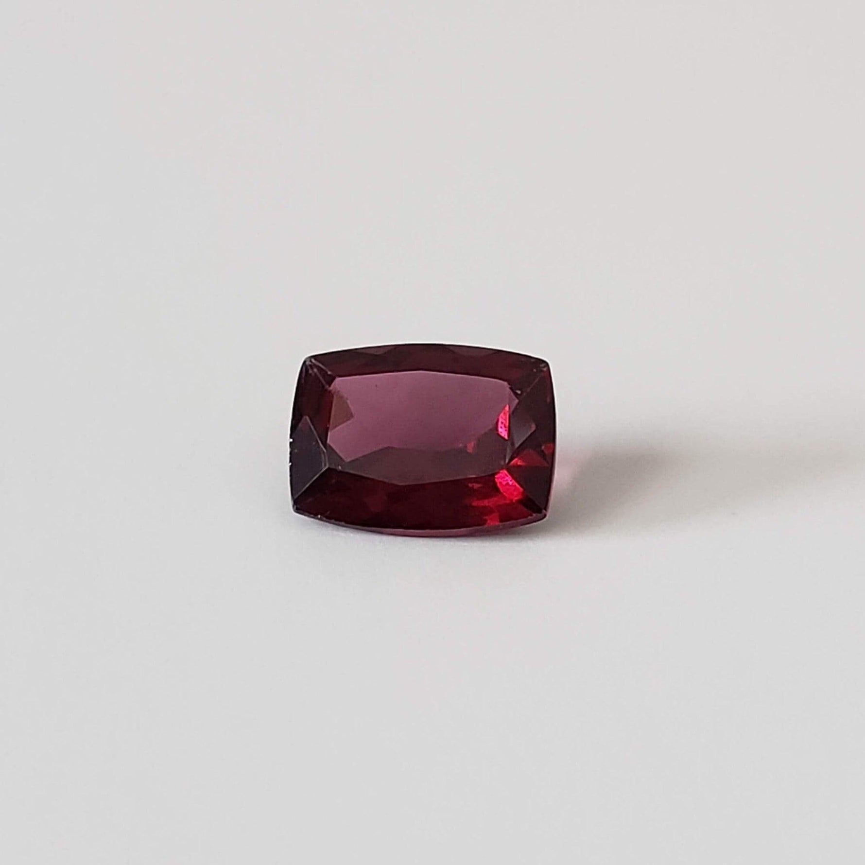 Rhodolite Garnet | Untreated Garnet | Antique Octagon Cut | Reddish Purple | 8x6mm