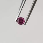 Rhodolite Garnet | Untreated Garnet | Round Cut | Reddish Purple | 3.4mm .22ct