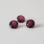  Rhodolite Garnet | Untreated Garnet | Round Cut | Reddish Purple | 5.5mm 