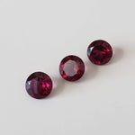  Rhodolite Garnet | Untreated Garnet | Round Cut | Reddish Purple | 5.5mm 