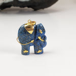 Lapis Lazuli Elephant Pendant |  35.8Ct. | Afghanistan