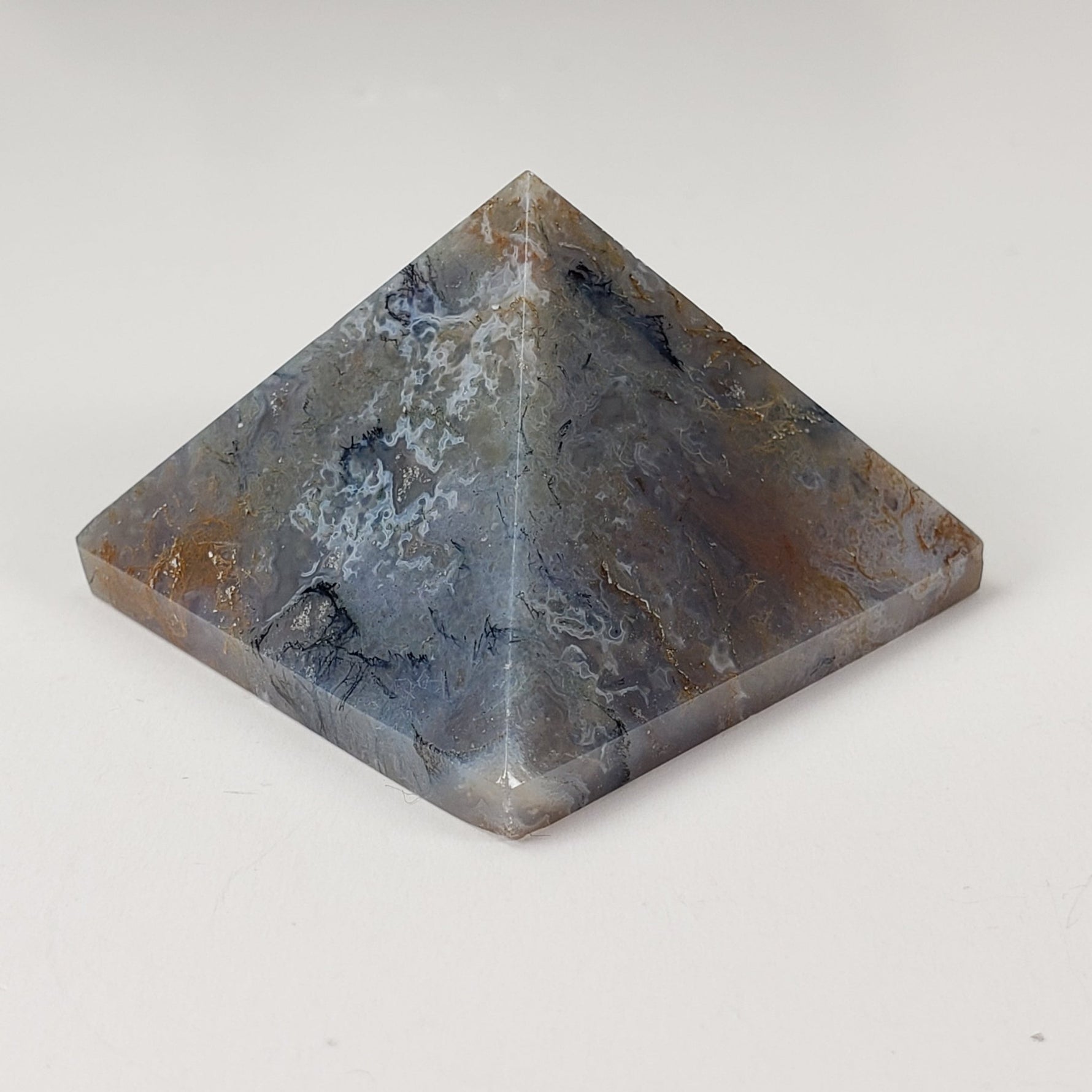 Jasper Five Point Pyramid | Fancy Multi-Color