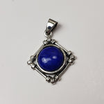 Lapis Lazuli Pendant | 925 Sterling Silver | Thailand