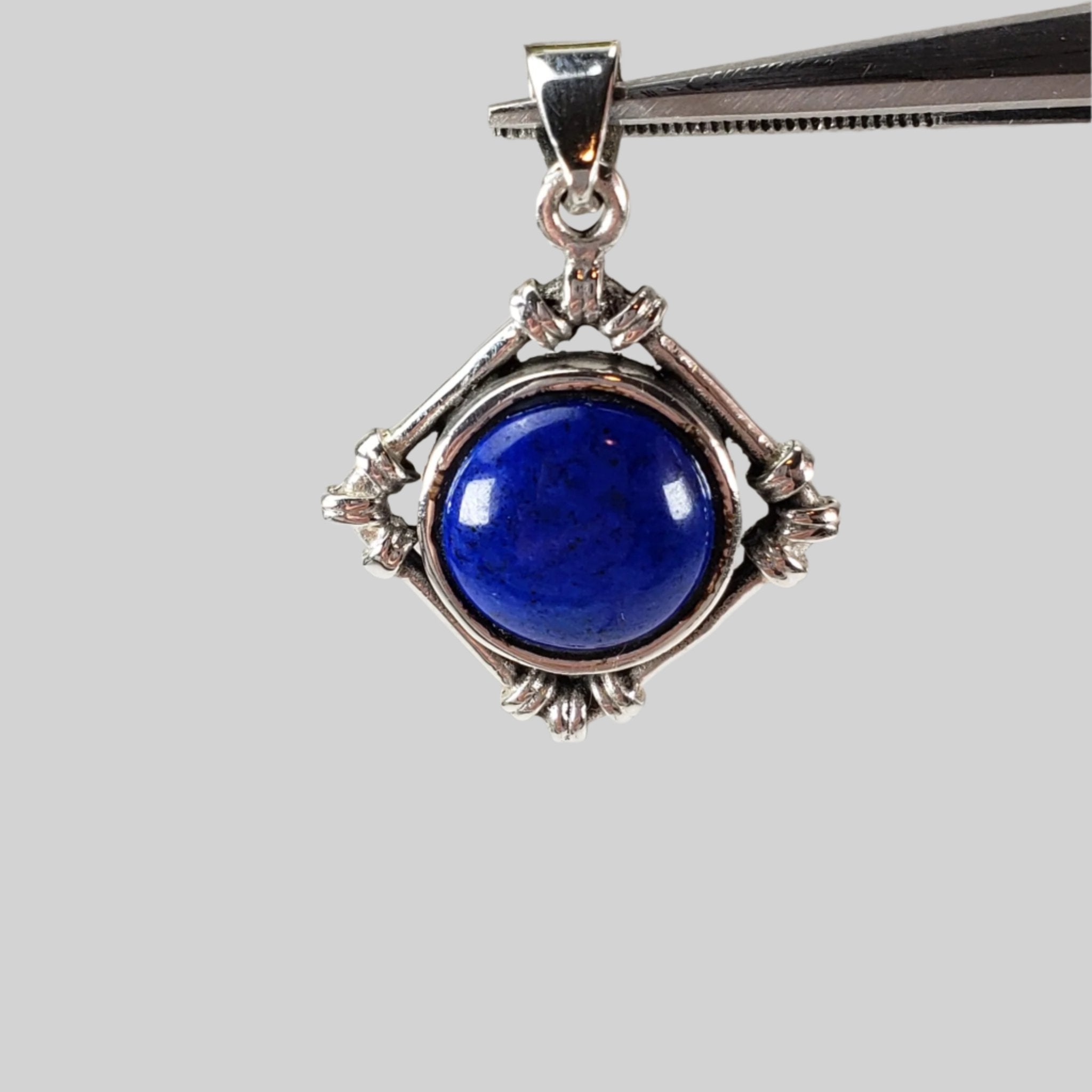 925 on sale Sterling Silver Lapis Lazuli Pendant